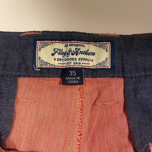 Flag & Anthem Men’s Shorts. Size 35. Great condition! - Picture 3 of 5